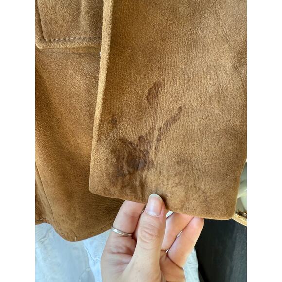 Brown Suede Jacket - Picture 8 of 9